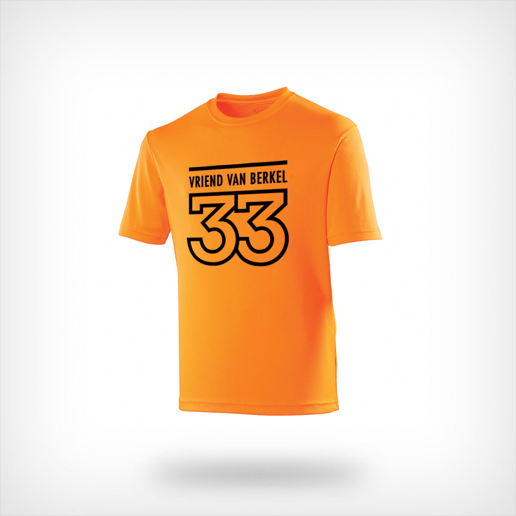 Vriend Van Berkel-tshirt-man-oranje