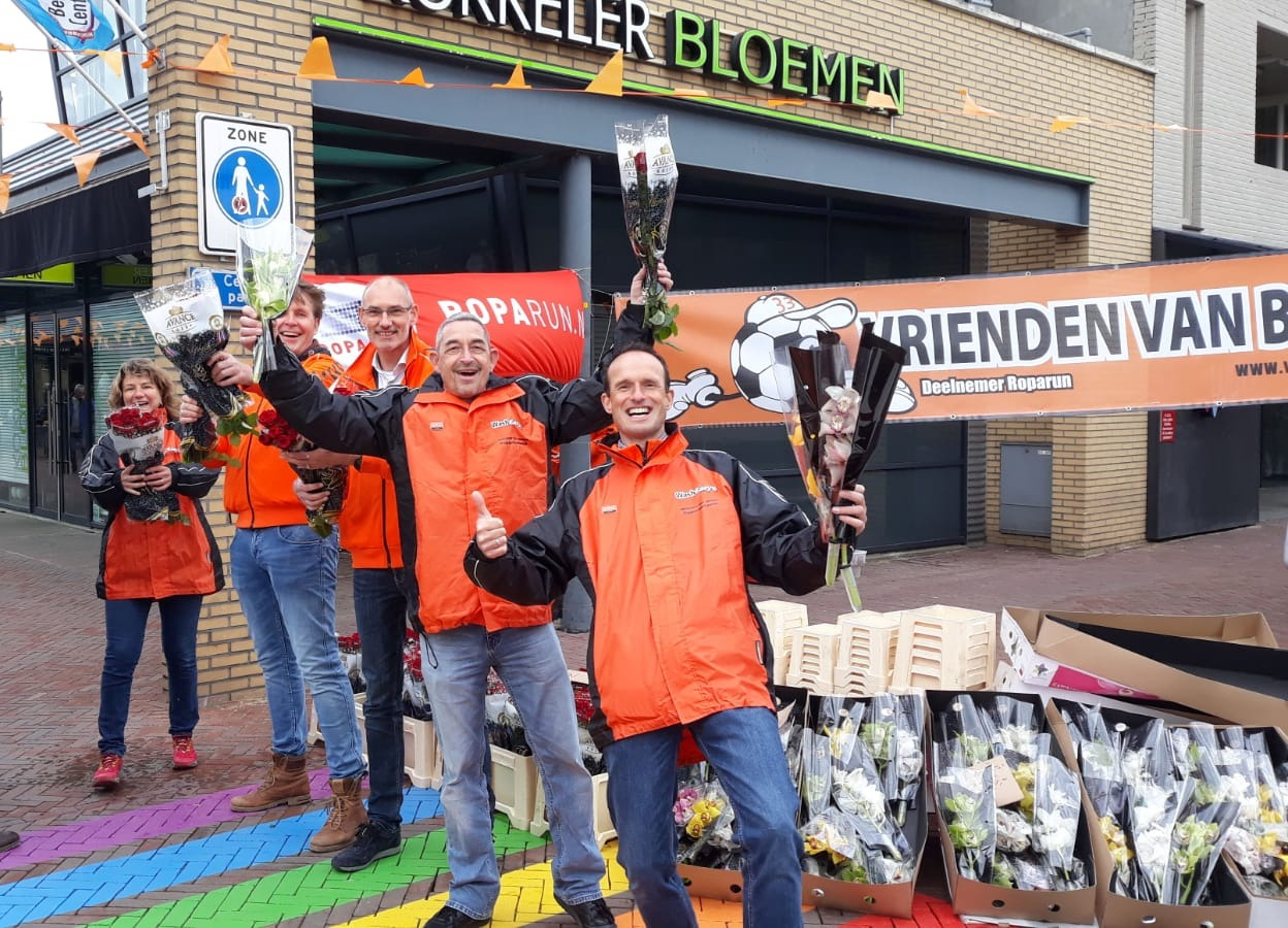 bloemen verkoop Koningsdag