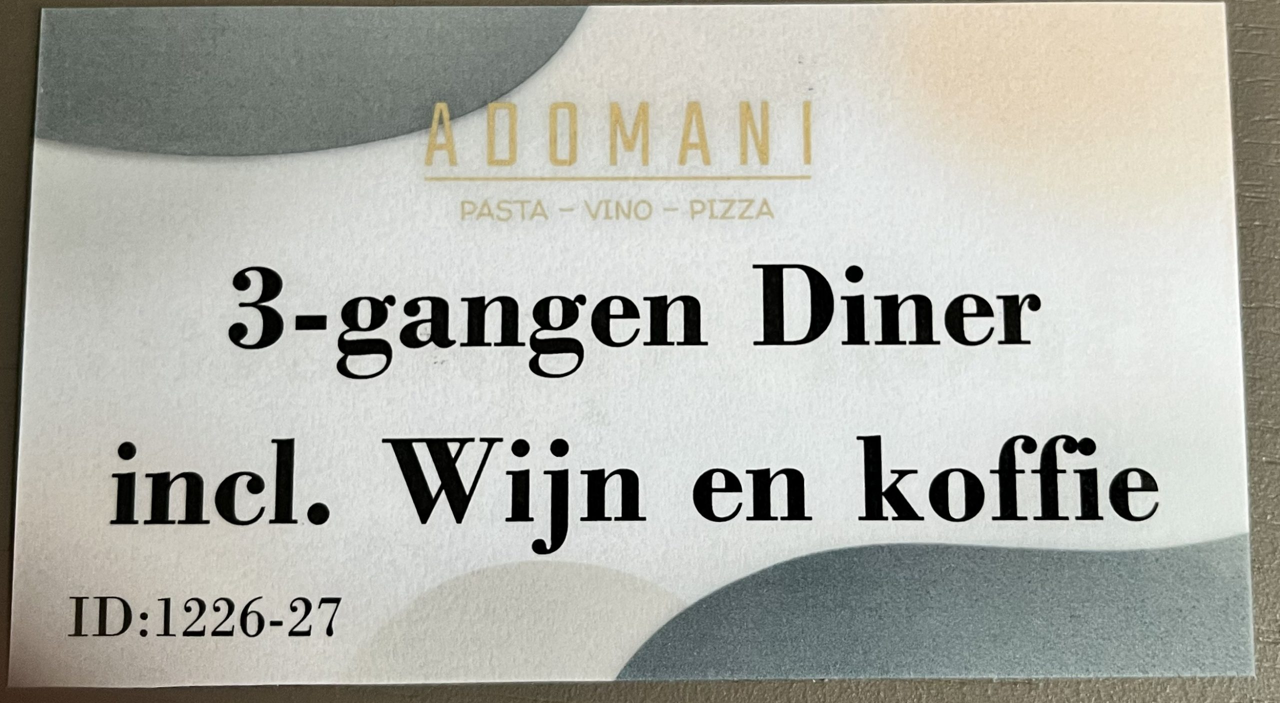 Restaurant Domani – 3-gangen diner