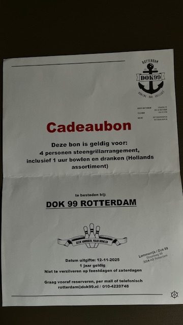 Steengrillen & bowlen bij Dok