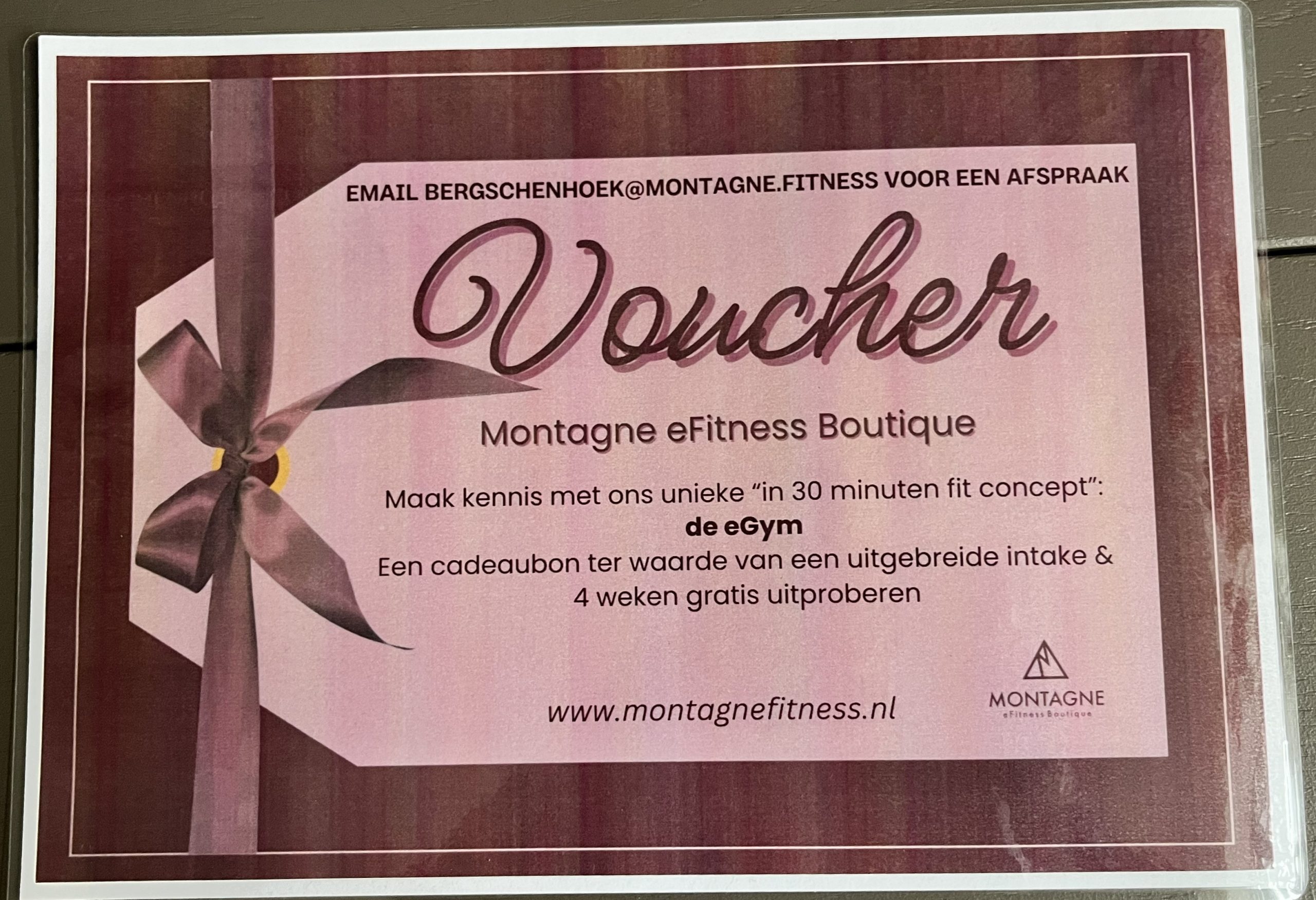 Montagne Fitness Boutique – Intake + 1 maand sporten